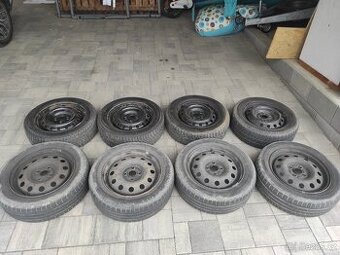 Plechové disky s pneu 15", 4x100