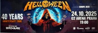 Rezervovano Prodám 2 vstupenky HELLOWEEN  40years O2 arena