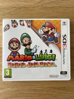Mario luigi paper jam bros Nintendo 3Ds