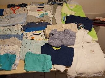 Balík oblečení kluk 6-12 m.