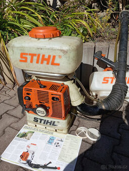 STIHL SR 420 - postřikovač, rosič a foukací čistič