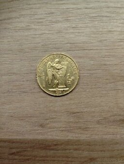 : Prodám zlatou minci+ stříbrné mince2x, medaile: