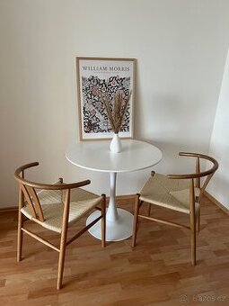 Jídelní sestava židle GUDERUP 2ks a kulatý stůl