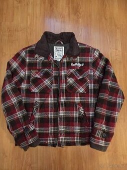 Pánská kostkovaná bunda Russell Athletic, vel. L