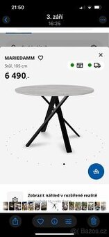 Kulatý jídelní stůl