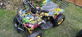 Nová dětská Elektrická čtyřkolka Tori 1200W žlutá