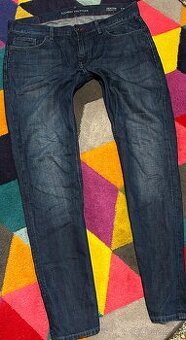 TOMMY HILFIGER DENTON W 36 L 32 XL PÁNSKÉ JEANS -RIFLE