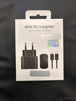 Originální nabíječka Samsung 45W, nová, nerozbalená