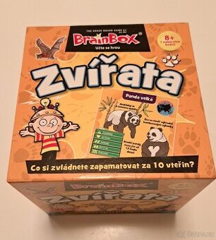 Společenská hra BrainBox zvířata