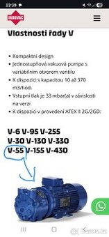 Vákuová pumpa speck v-55 vývěva