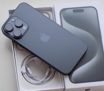 iPhone 15 Pro Black Titanium BATERIE 100% TOP