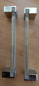 Nábytkové úchytky sklo-chrom