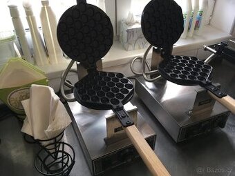 Bubble waffle, Belgické vafle, vaflovače 3ks