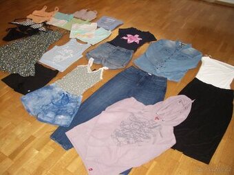 Komplet dívčího oblečení vel.XS TOP stav