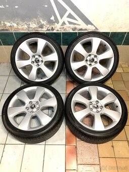 Alu kola Škoda R18 5X112 LETNÍ PNEU 225/40 R18 100%