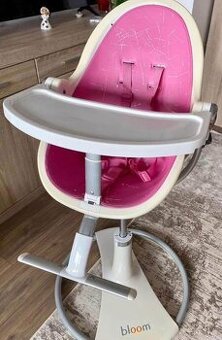 Dětská jídelní židlička Bloom fresco chrom