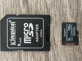 Kingston MicroSDXC 128GB Canvas Select Plus + SD adaptér