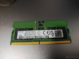 RAM SODIMM paměť Samsung 8GB DDR5 4800MHz