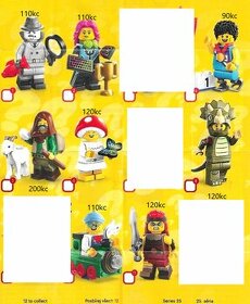 Lego minifigurky, minifigures séria 25 nové