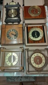 Nástěnné hodiny různých typů