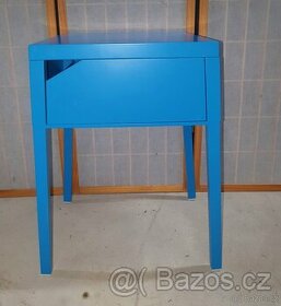 Modrý noční stolek zn.Ikea - 1