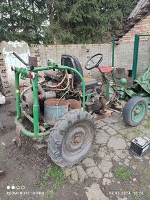 Prodám traktor domácí výroby na LPG