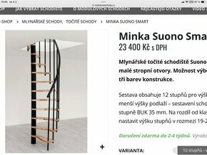 Modulové schody Minka