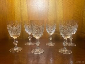 Sada broušených sklenic Bohemia Crystal