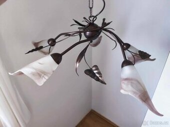 Lustr - Svítidlo PREZENT 93123 PRIMA 5xE14 ANTIQUE BROWN