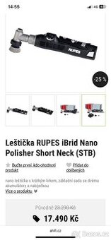 Leštička RUPES iBrid Nano HSQM83