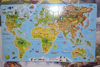 MAPA Woody Svět v obrázcích, 2 v 1