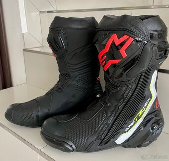 boty ALPINESTARS SUPERTECH R BK WH RDFL YEFL vel.44 - 1