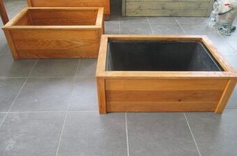 Vyvýšené truhlíky, rozměr - 85x58x32,