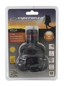 nová nerozbalená LED čelovka Esperanza - 1