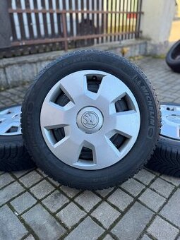 ORIGINÁL disky Škoda, Volkswagen 5x100, R15- ZIMNÍ