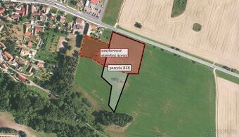 Pozemek, bydlení, prodej, Malý Bor, Klatovy
