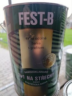 Barva na plechovou střechu Fest B 32,5 kg