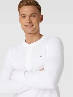 TOMMY HILFIGER BAVLNĚNÉ PÁNSKÉ TRIKO SLIM M(M-L)