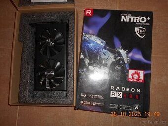 Sapphire  NITRO+  Radeon RX580  8GB DDR5 - stav jako nová