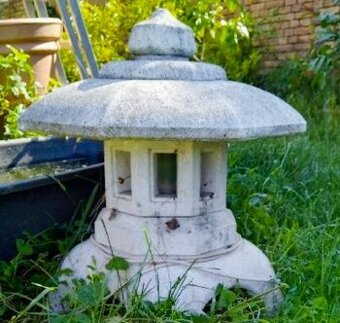 Zahradni dekorace japonske lampy beton i jednotlive