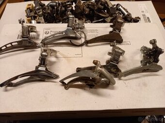 Přesmykač, přesmykače Shimano 105, LEPPER, Favorit, Romet