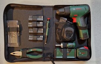 Aku vrtačka Bosch EasyDrill 1200 + sada nářadí. NOVÁ.