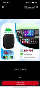 Car play-  android 13-youtube,Netflix,one play