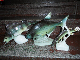 Royal dux ryby 3 kusy