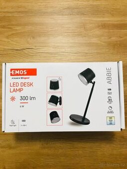 LED stolní lampa ABBIE nabíjecí Z7636B EMOS