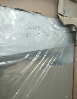 Walk in 75x178cm zakázková stěna do koupelny-nová