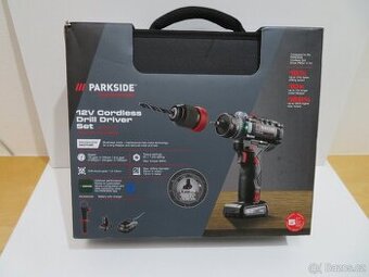 Sada s aku vrtacím šroubovákem Parkside PPBSSA 12 A1