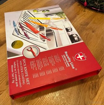 Sada kuchyňských nožů Royalty Line – 5 ks nové bez škrabky