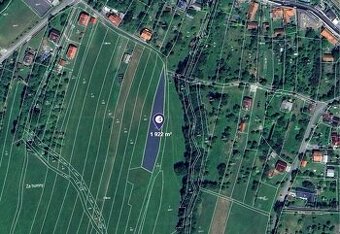 Prodej podílu 5/8 louky 1 201 m², Podolí