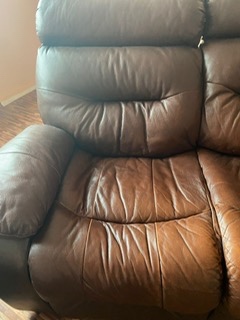 Prodám koženou sedací soupravu - hovězí kůže hnědá